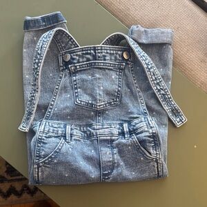 Denim Overalls with Hearts Old Navy